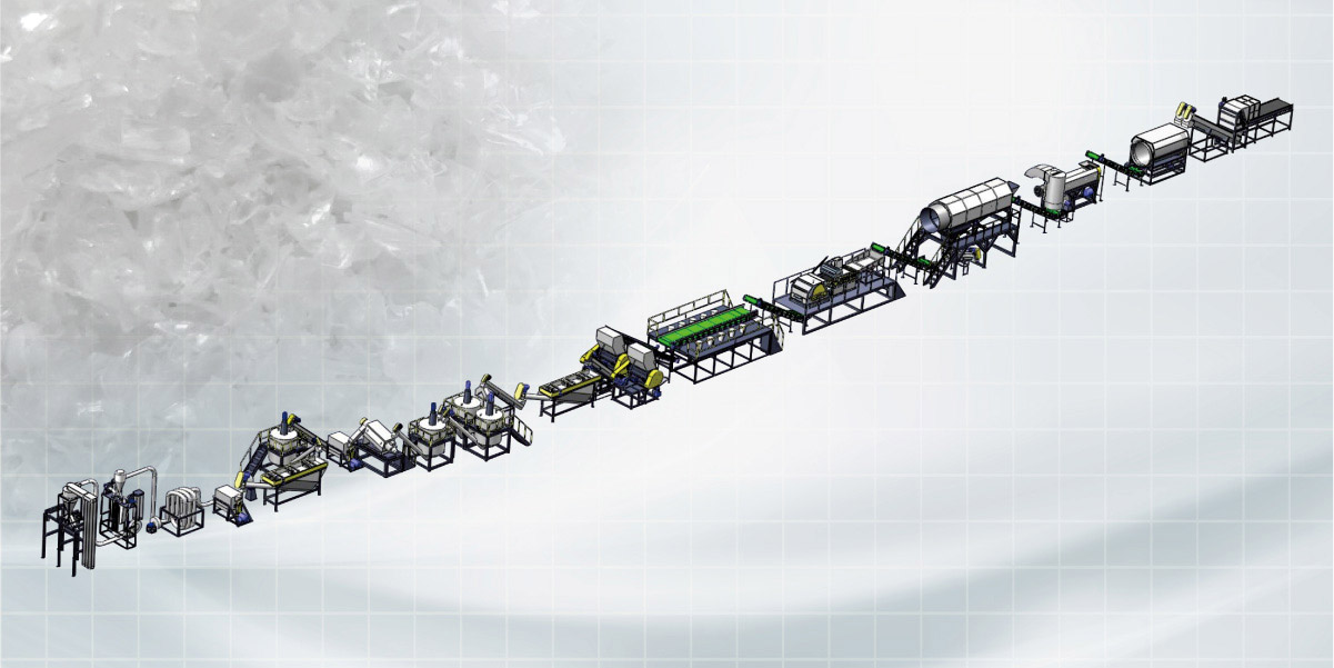 廢舊塑料瓶回收清洗設備